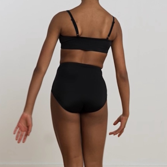 Weissman Classic Dance Brief in Black size Medium Child - Picture 3 of 11